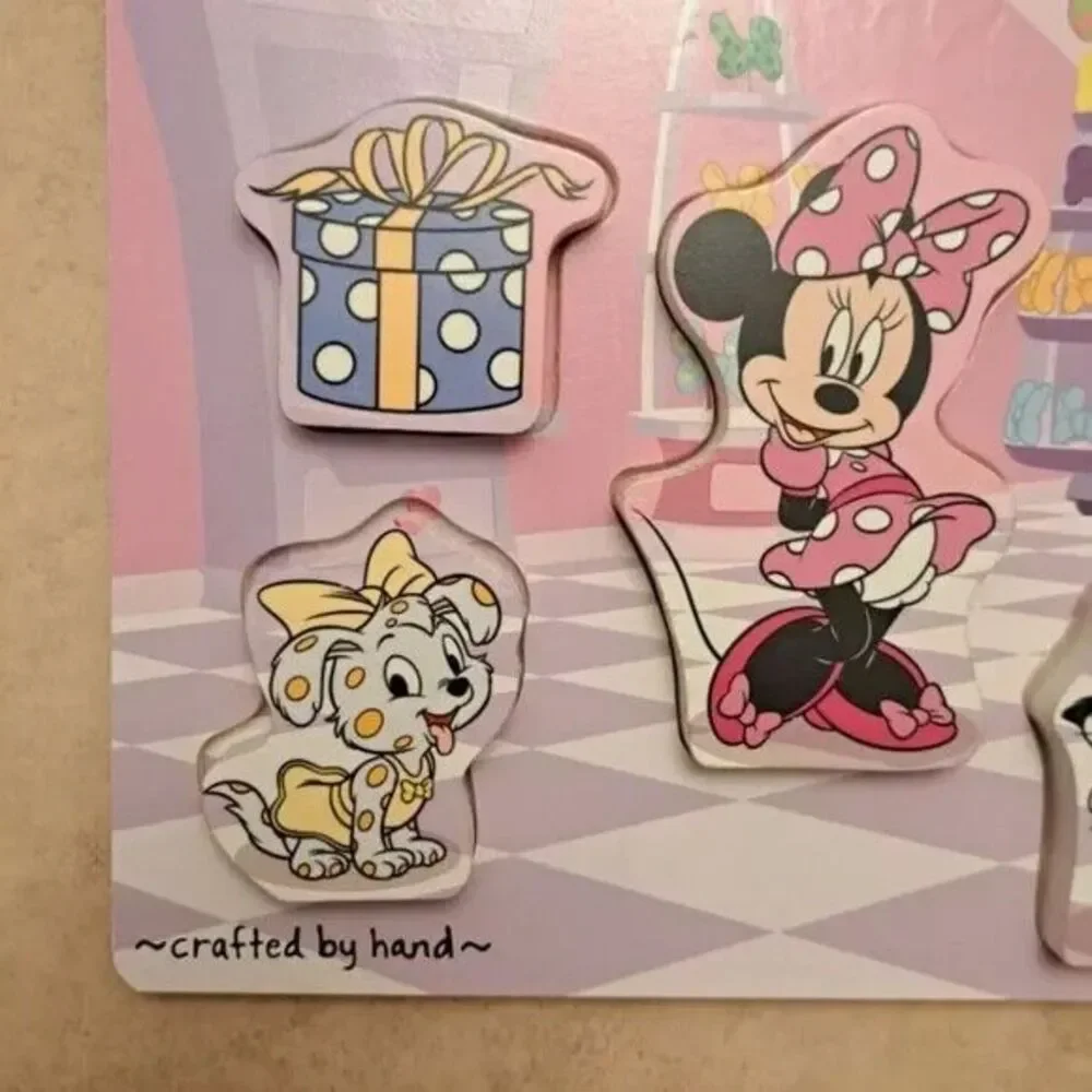 Melissa & Doug Disney Minnie Mouse and Friends Wooden Chunky Puzzle (8 pcs)